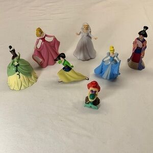 Disney Princess Figurines - Lot of 7